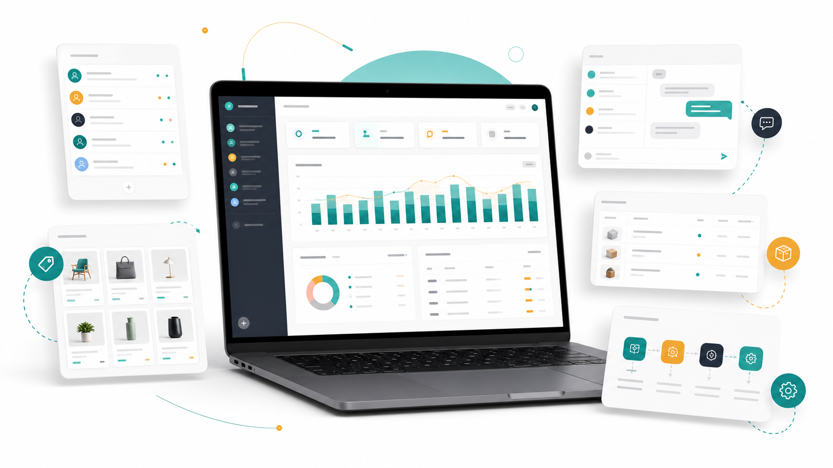 Nowoczesny panel zarządzania sprzedażą i komunikacją marketplace